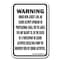 Signmission Safety Sign, 18 in Height, Aluminum, 12 in Length, Equine - New Jersey A-1218 Equine - New Jersey - alternate 1